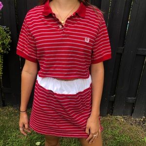 Handmade vintage up-cycled skirt set .